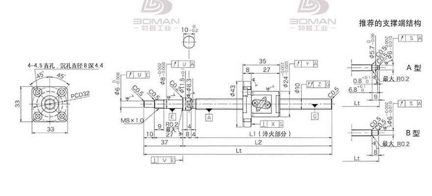 KURODA GP102FDS-AAFR-0320B-C3F 黑田丝杆3d软件