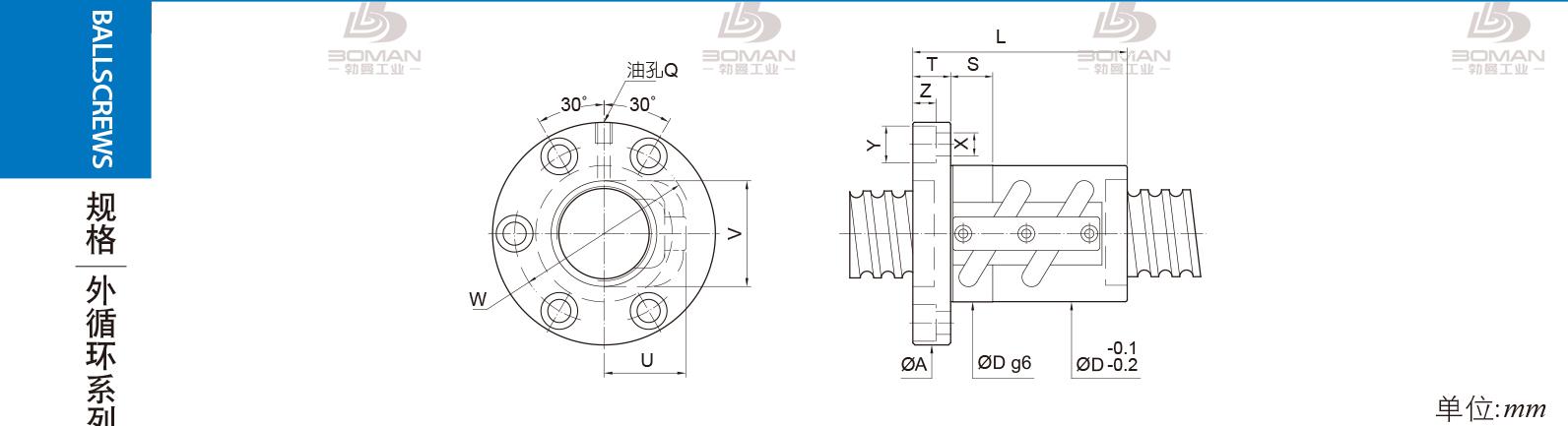 PMI FSVC4008-2.5 PMI TBI研磨级滚珠丝杆